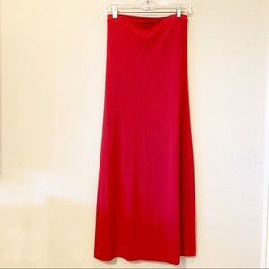 JCREW Strapless Red Tube Dress.